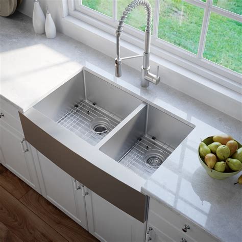 stainless steel undermount sink for 33 cabinet|33 inch undermount double sink.